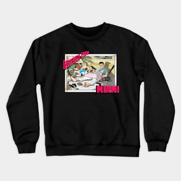 Living the dream Crewneck Sweatshirt by Deadpoolinc